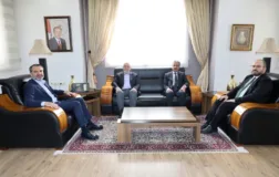 Ticaret Borsası Başkanı Dumandağ, Başkan Şerifoğulları’yla bir araya geldi