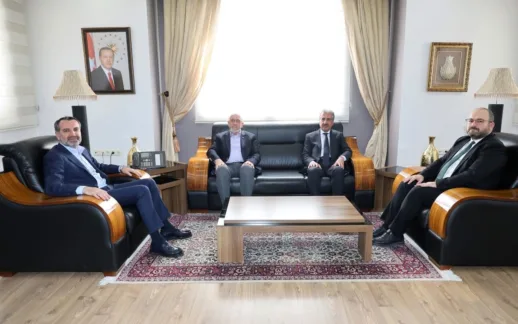 Ticaret Borsası Başkanı Dumandağ, Başkan Şerifoğulları’yla bir araya geldi