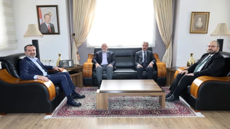 Ticaret Borsası Başkanı Dumandağ, Başkan Şerifoğulları’yla bir araya geldi